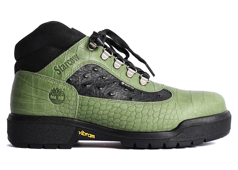 Timberland Field Boot Mid Lace Up Gore-Tex Starcow Medium Green