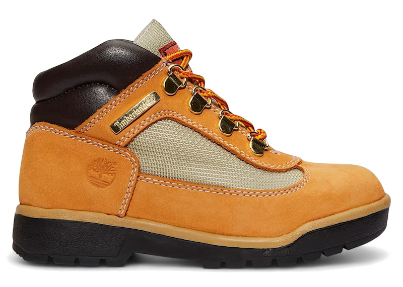 Pre-owned Timberland Field Boot Mid Lace Up Sneakers In Wheat In Sand