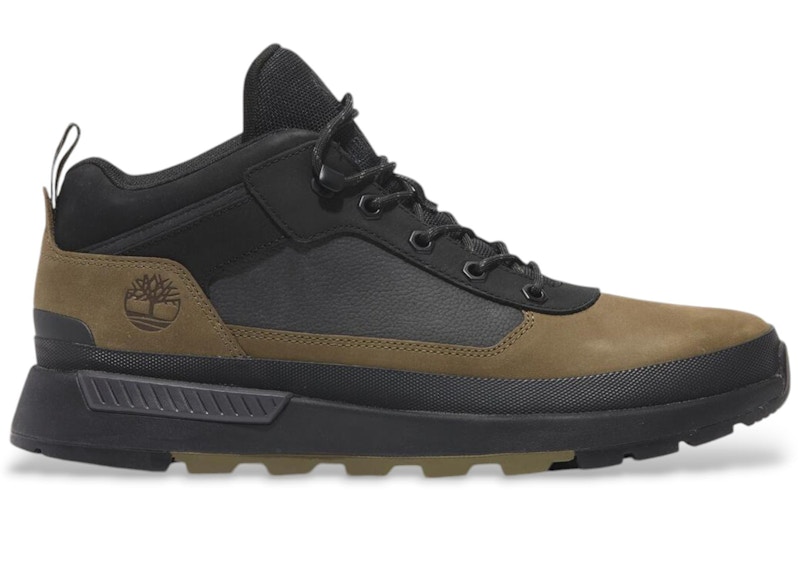 Pre-owned Timberland Men's Field Trekker Sneakers In Olive Green