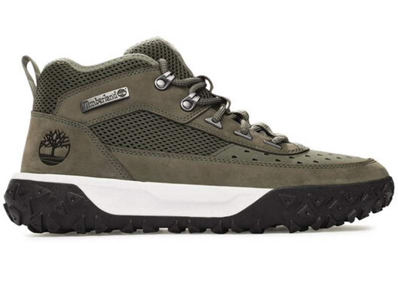 Pre-owned Timberland Men's  Stride Motion 6 Mid Sneakers In Green
