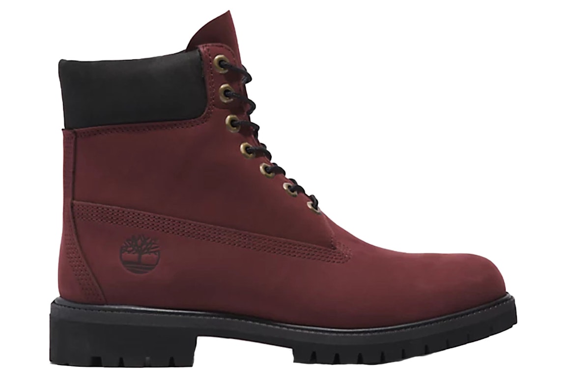 Pre-owned Timberland Premium 6 Inch Lace Up Waterproof Dark Port