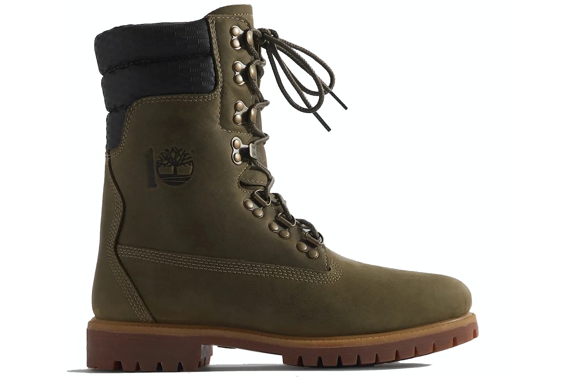 Pre-owned Timberland Shearling Winter Extreme Super Boot Ronnie Feig Kith Light Green In Light Green/black