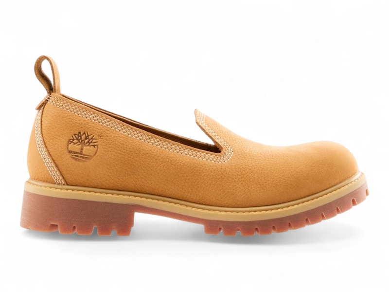 Pre-owned Timberland Men's Slip On Loafer X Telfar Sneakers In Wheat In Sand