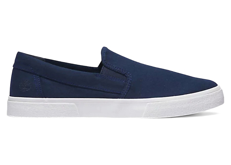 Pre-owned Timberland Men's Union Wharf 2.0 Ek+ Slipon Sneakers In Navy Blue