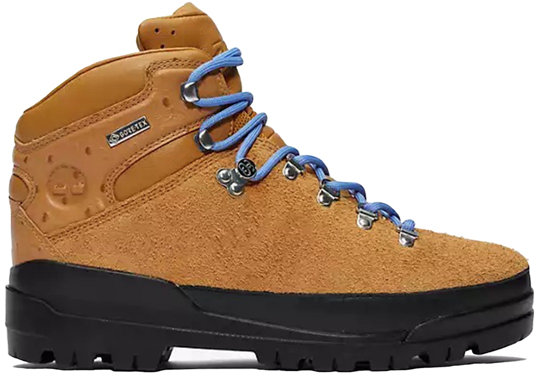 Pre-owned Timberland World Hiker Boot Stussy Wheat In Wheat/black