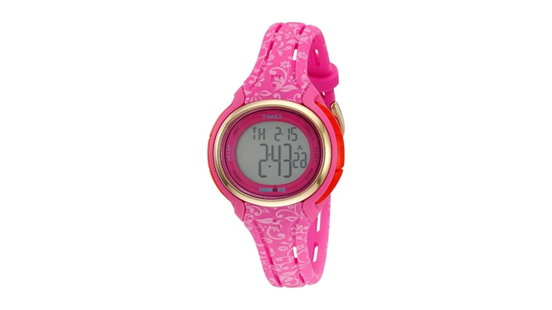 Pre-owned Timex Women's Ironman Tw5m03000 Watch In Resin In Brown