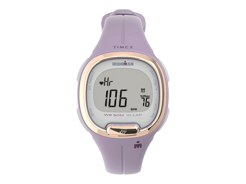 Pre-owned Timex Women's Ironman Tw5m48300 Watch In Resin In Brown