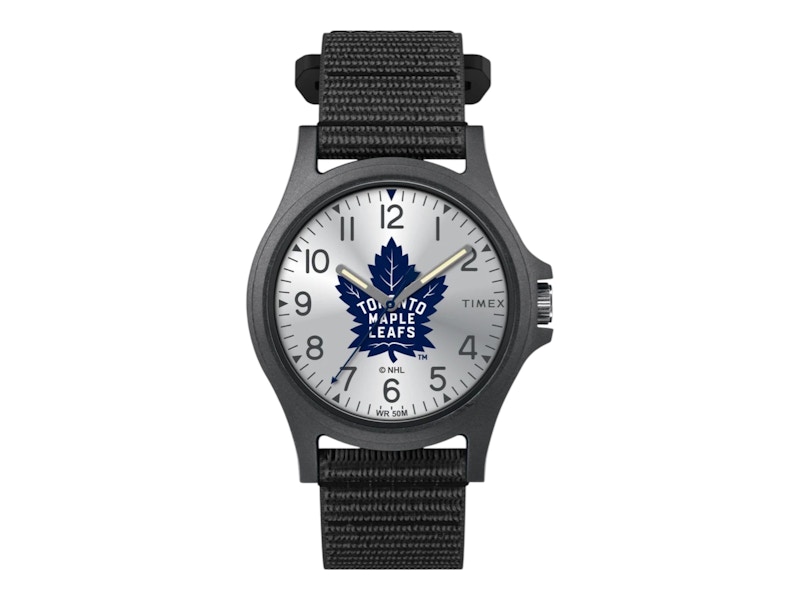 Pre-owned Timex Pride Toronto Maple Leafs Twzhmapma Watch In Resin In Brown