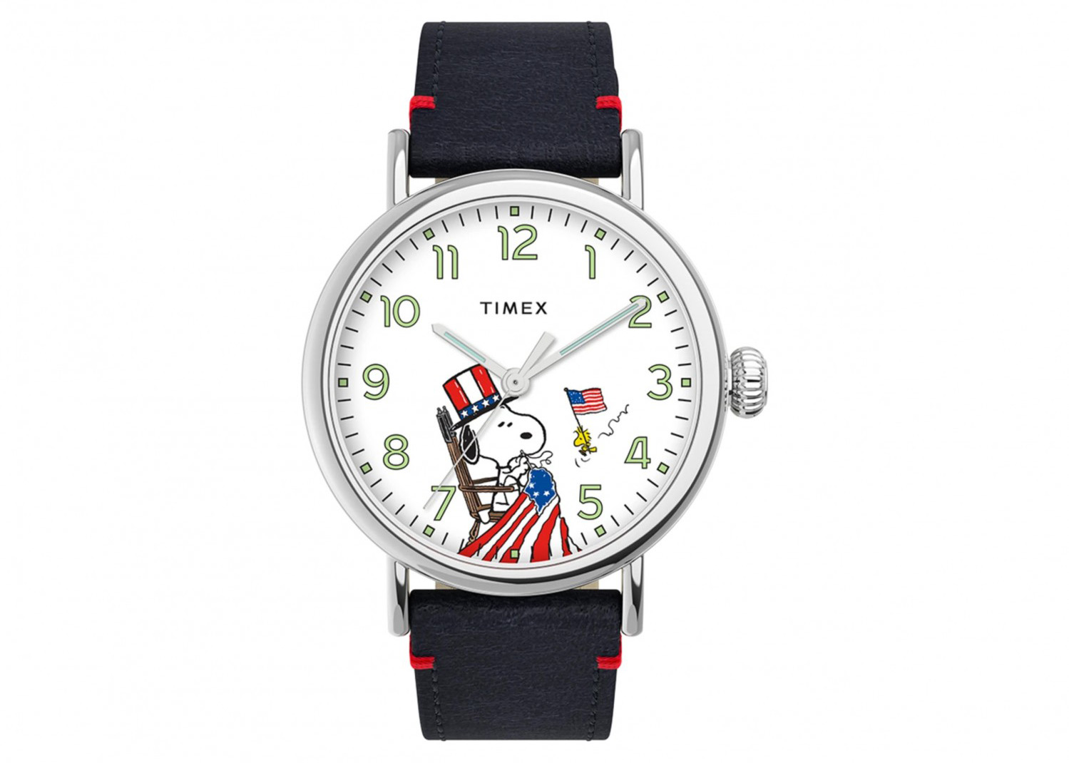 Timex Standard x Peanuts Snoopy USA TW2U72800VQ 40mm in Stainless