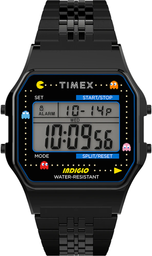 Timex T80 x PAC-MAN TW2U32100 34mm in Stainless Steel - US