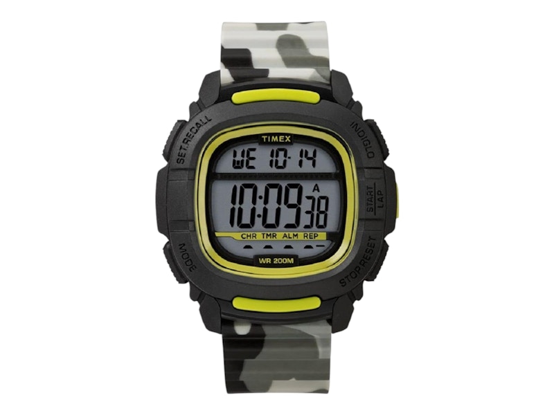 Pre-owned Timex Men's  Trend Command Tw5m26600 Watch In Resin In Brown
