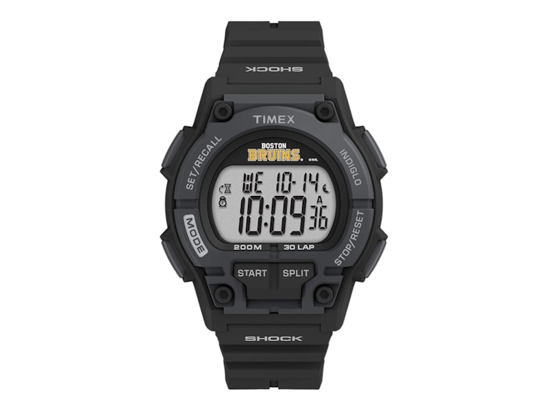 Pre-owned Timex Men's  Tribute Nhl Twzhbrums Watch In Resin In Brown