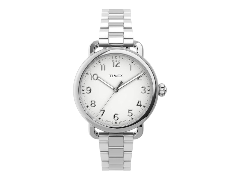 Pre-owned Timex Women's  Waterbury Standard Tw2u13700 Watch In Brass In Gold