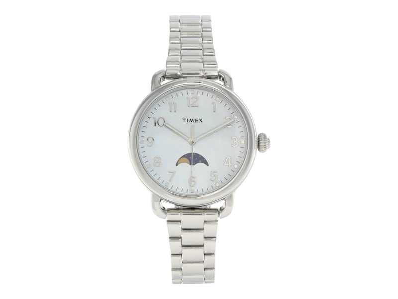 Pre-owned Timex Women's  Waterbury Standard Tw2u98300 Watch In Brass In Gold