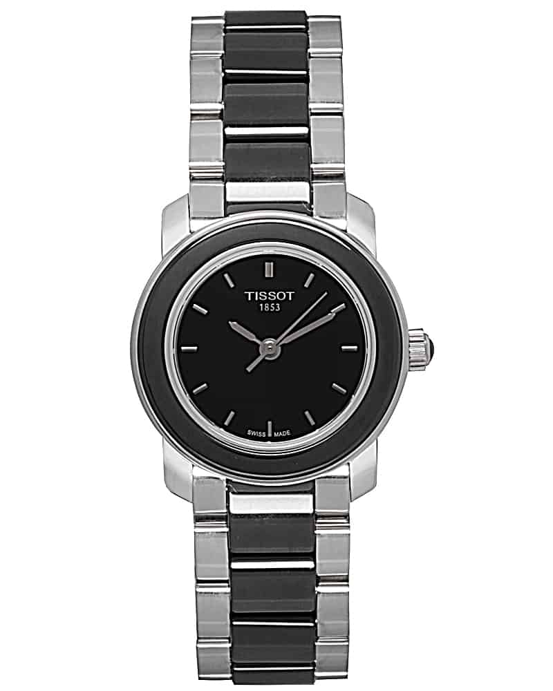 【在庫高品質】TISSOT T064.210.22.051.00 T-トレンド セラミック時計 腕時計