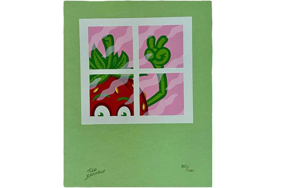Todd Bratrud Strawberry Cough Print (Signed, Edition of 1000)
