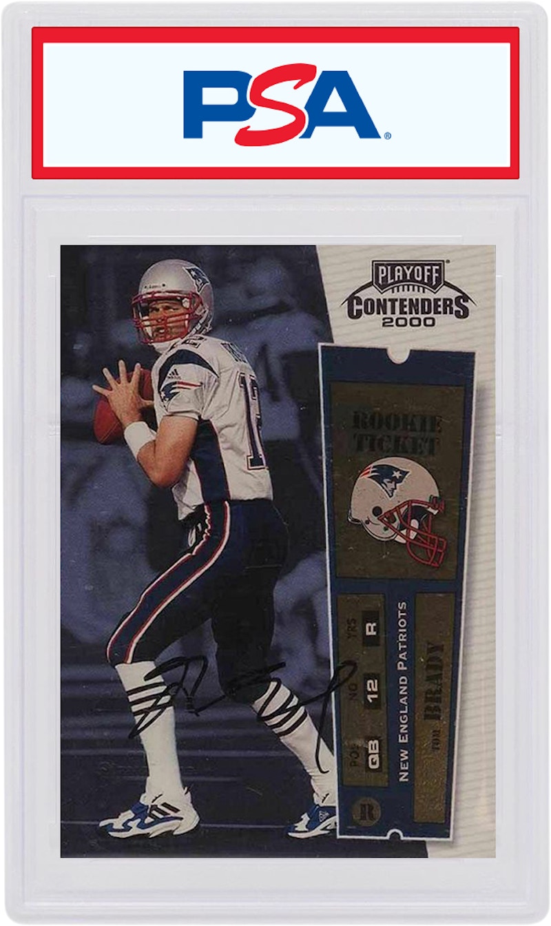 Tom Brady 2000 Playoff Contenders Rookie Autograph #144 (PSA or BGS Graded)