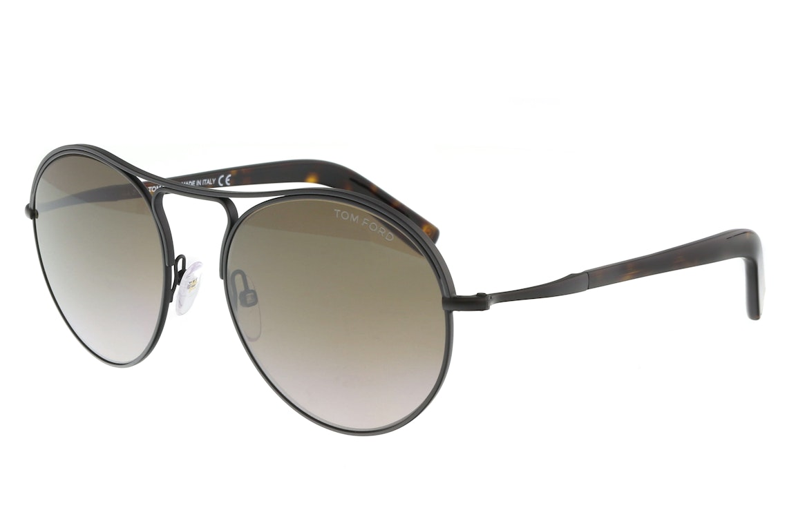 Pre-owned Tom Ford Retro Sunglasses Black (ft0449 05k Jessie)
