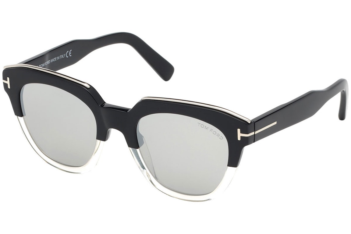 Pre-owned Tom Ford Round Sunglasses Black (ft0686 03c)