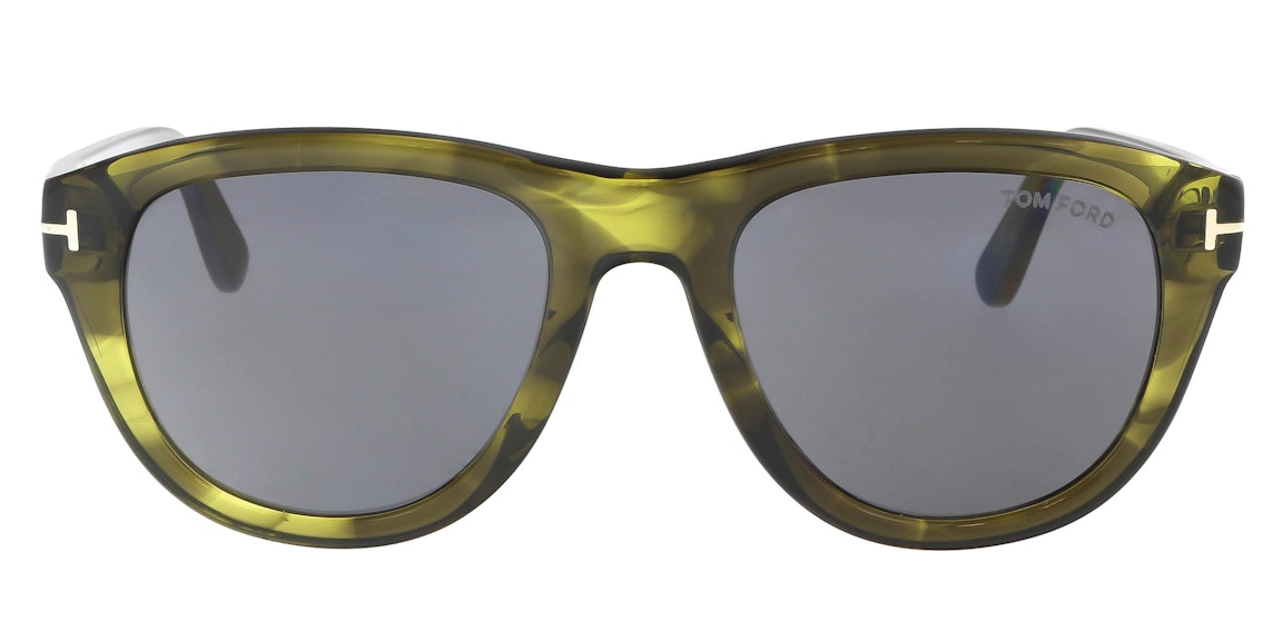 Pre-owned Tom Ford Round Sunglasses Green (ft0520/s 98a Benedict)
