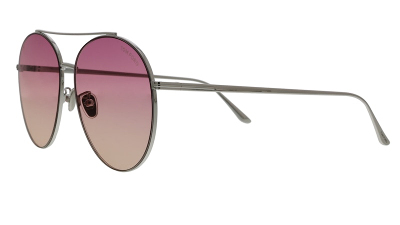 Tom ford sales round metal sunglasses