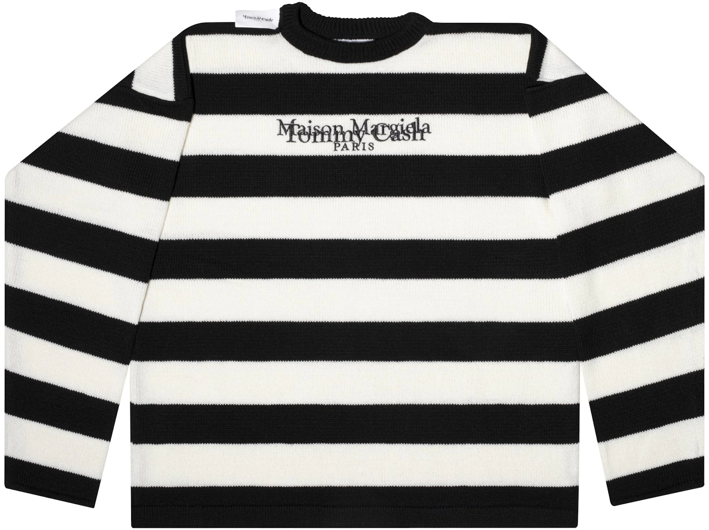 Tommy Cash X Maison Margiela Crewneck Sweater Black Ss21 Us