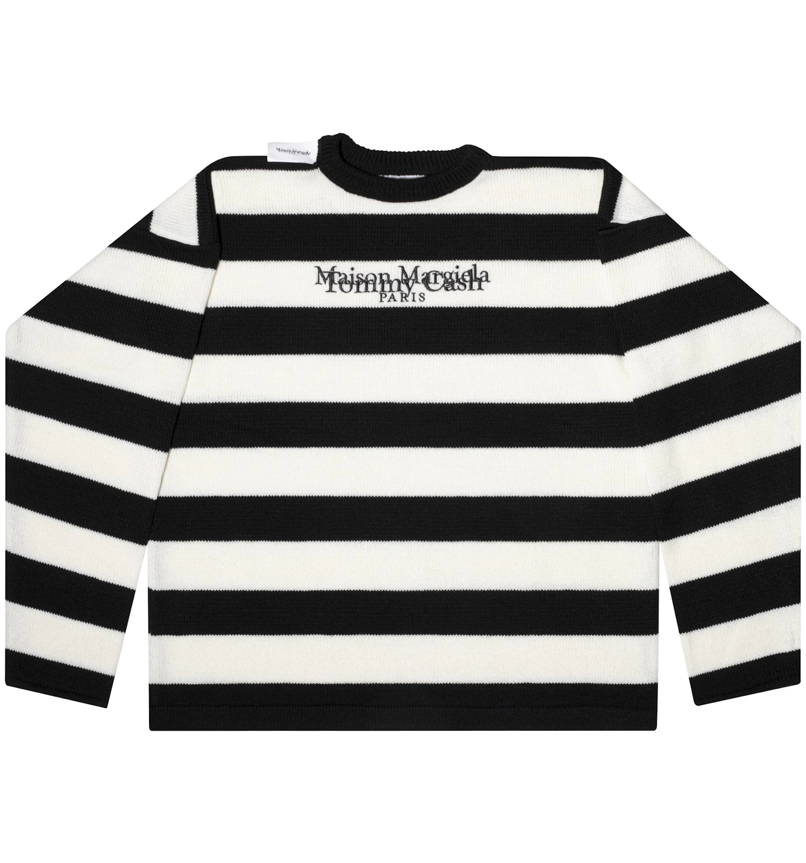 Tommy Cash X Maison Margiela Crewneck Sweater Black Ss21 Us Tommy Cash X Maison Margiela Crewneck Sweater Black Ss21 Us