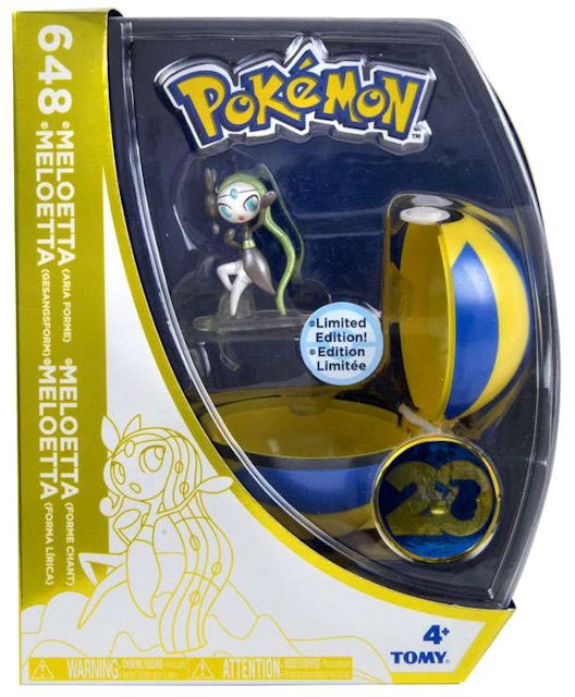 Pokemon Clip n Carry Pokeball Shaymin Figure Set 20th Anniversary 