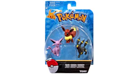 Tomy Pokemon Eevee, Espeon & Umbreon Mini Figure (Set of 3)