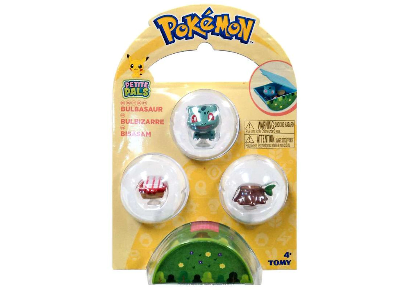 Tomy Pokemon Petite Pals Bulbasaur Mini Figure Set Of 3 Tomy Pokemon Petite Pals Bulbasaur Mini Figure Set Of 3
