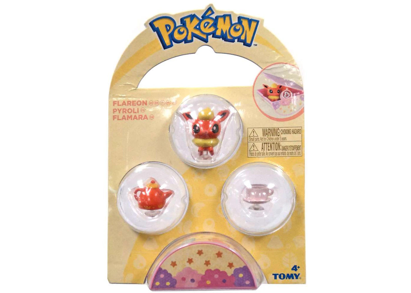 Tomy Pokemon Petite Pals Flareon Mini Figure Set Of 3 Tomy Pokemon Petite Pals Flareon Mini Figure Set Of 3