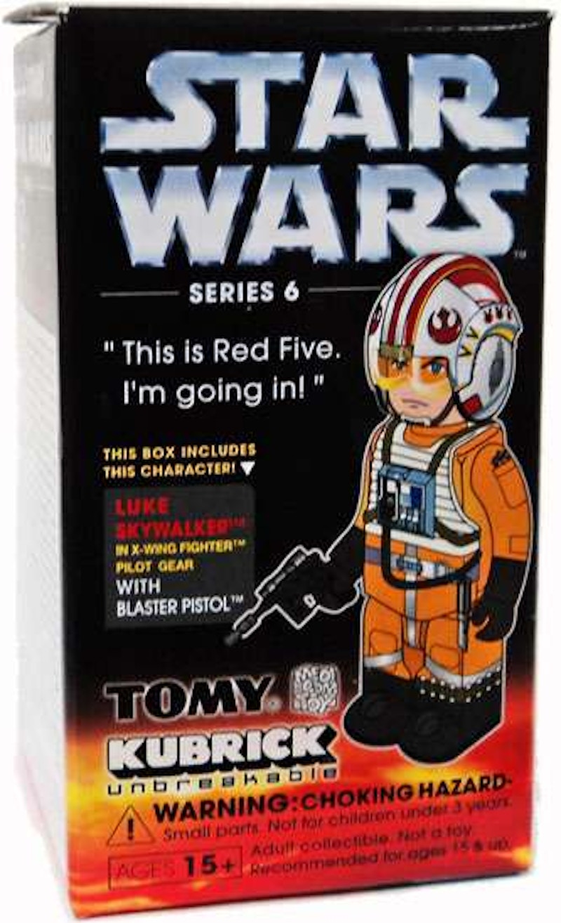 Tomy Star Wars Kubrick Luke Skywalker X-Wing Pilot Mini Figure - US