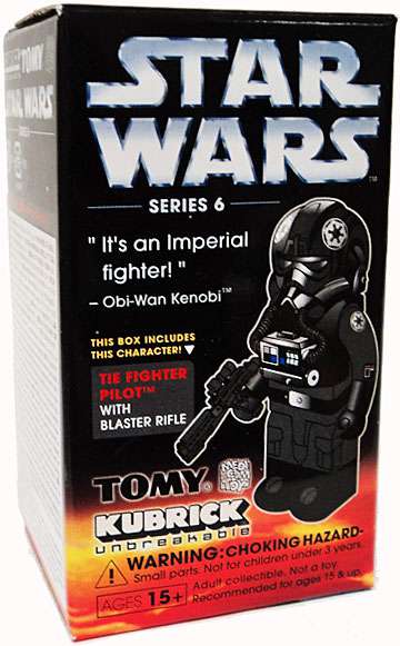 Tomy Star Wars Kubrick TIE Fighter Pilot Mini Figure - US