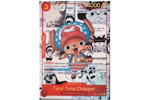 Tony Tony Chopper 2024 One Piece PRB-01 Manga Alternate Art (English) (Gold Text) EB01-006 Ungraded - US Tony Tony Chopper 2024 One Piece PRB-01 Manga Alternate Art (English) (Gold Text) EB01-006 Ungraded - US