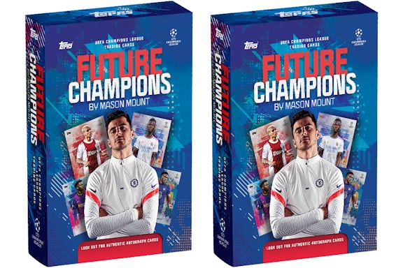 Topps Future Champions Por Mason Mount Soccer Liga de Campeones de la UEFA Set Curado 2x Lote