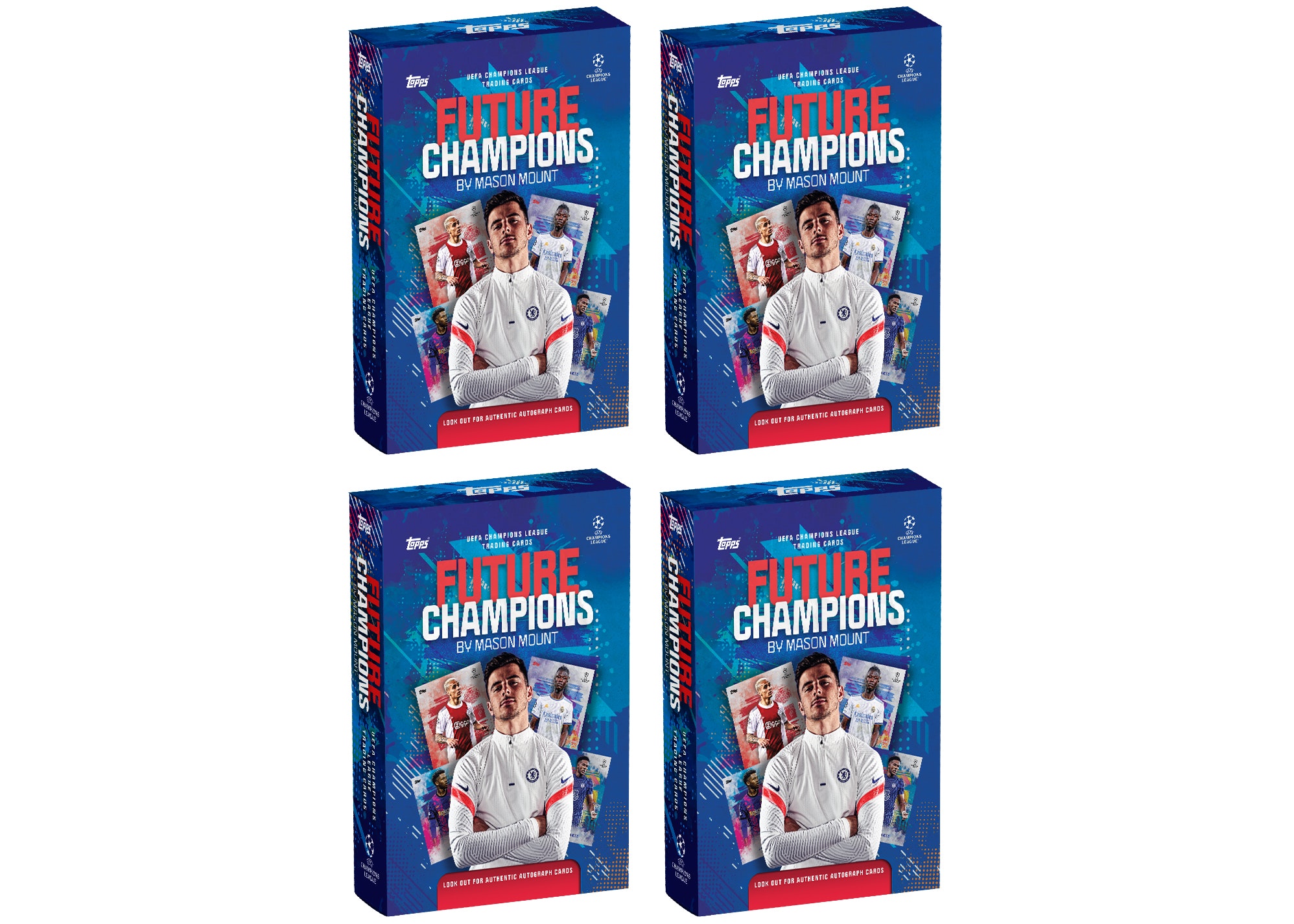 Topps Future Champions By Mason Mount Soccer UEFA Champions League Curated  Set 4x Lot -
