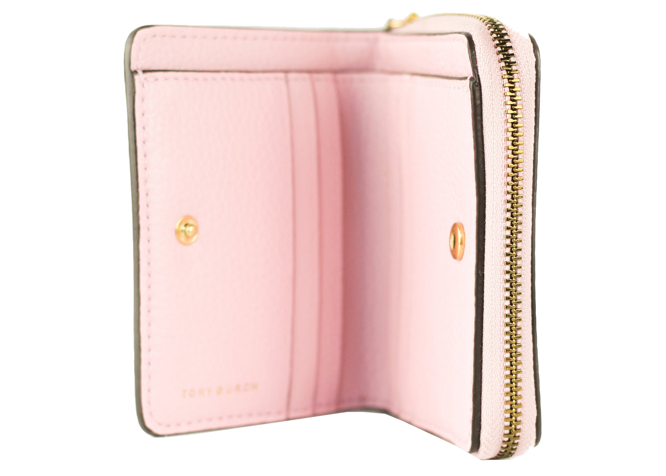 Tory Burch Britten Zip Card Coin Wallet Mini Surprise Lily in