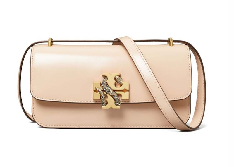 トートバッグ TORY BURCH Cream Leather Small Eleanor Shoulder Bag Tory Burch- Small Eleanor Bag (New Cream) – Amreki