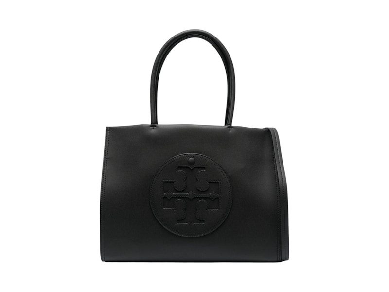 Pre-owned Tory Burch Women's Ella Bio Small Tote In Black