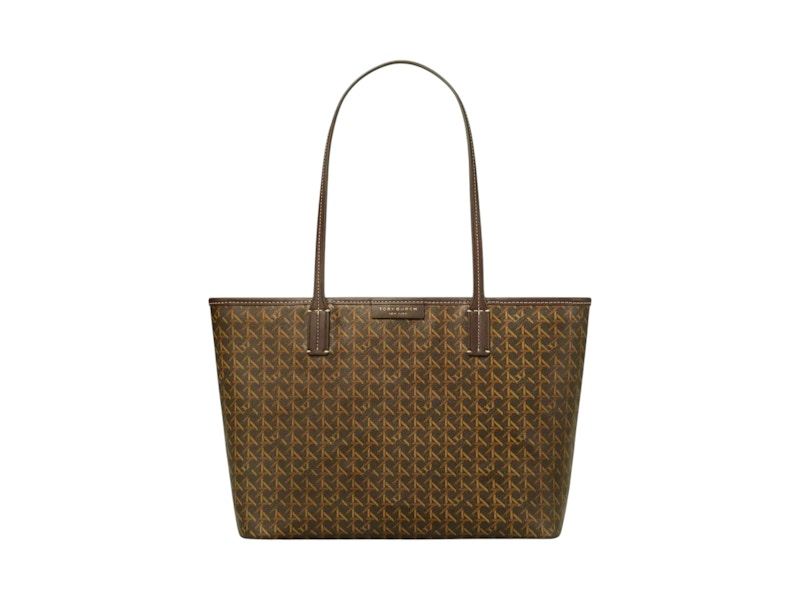 Pre-owned Tory Burch Women's Eversmall Tote In Walnut In Brown