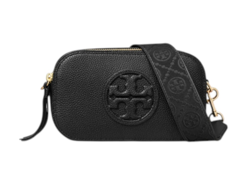 Pre-owned Tory Burch Women's Miller Mini Crossbody Bag In Black