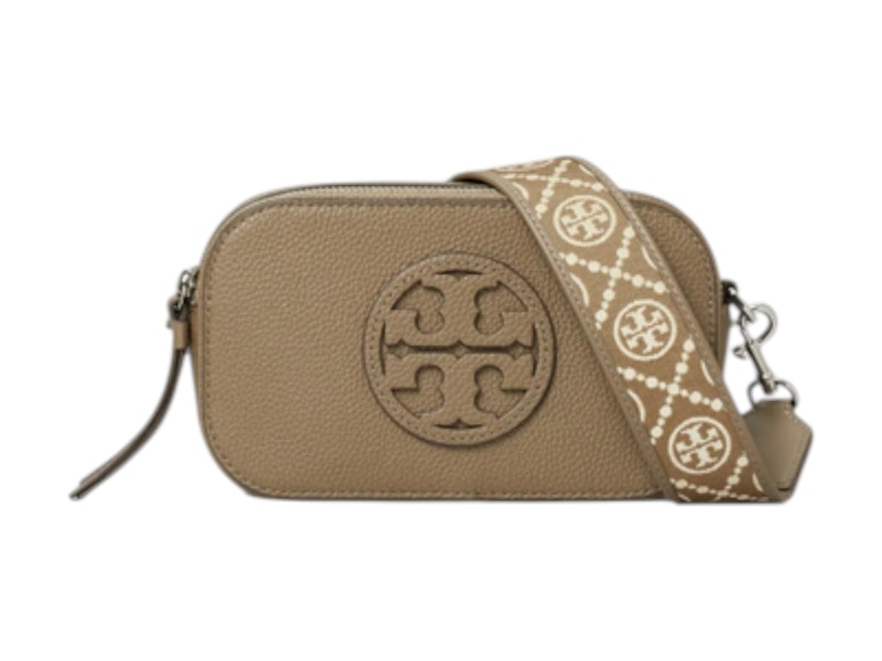Pre-owned Tory Burch Women's Miller Mini Crossbody Bag In Wild Mushroom In Brown
