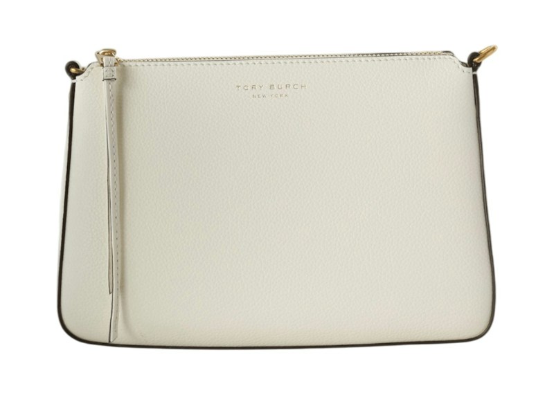 Tory Burch Perry Small Shoulder Bag Warm White