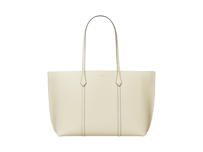 Pre-owned Tory Burch Women's Perry Tote Bag In Warm White