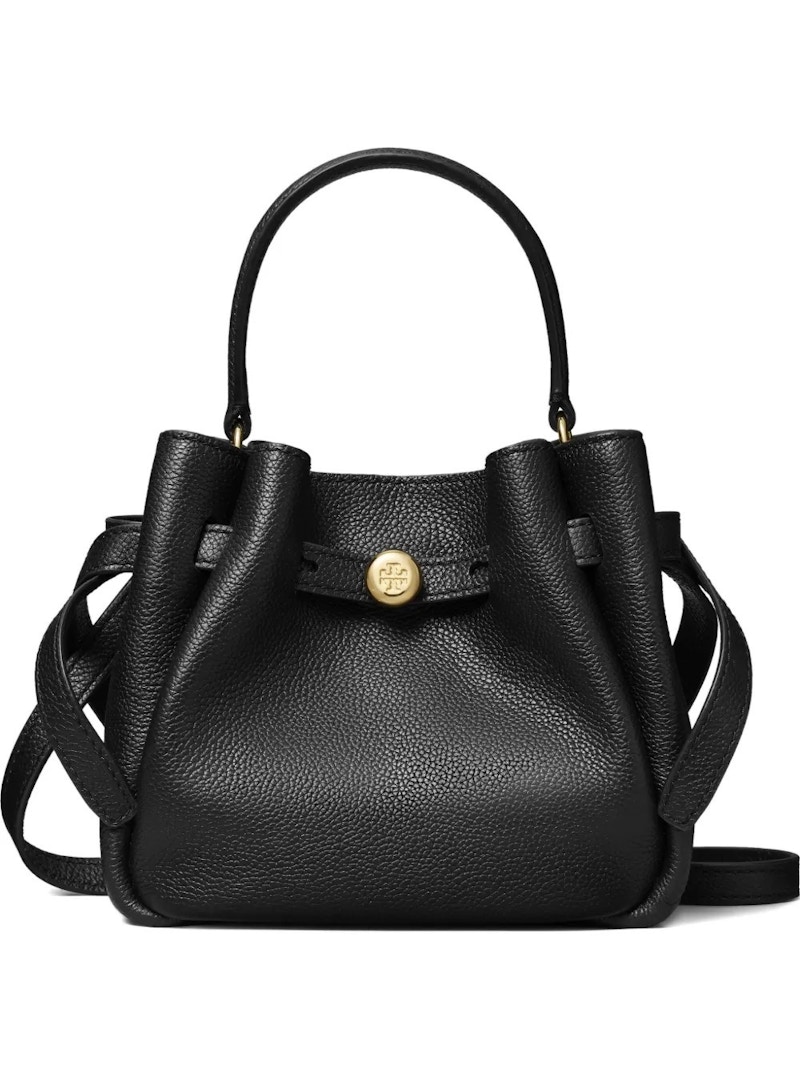 Tory Burch Romy Mini-Beuteltasche schwarz