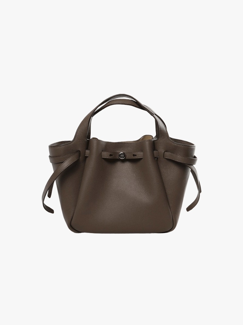 Tory Burch Romy Small Tote Wild Mushroom