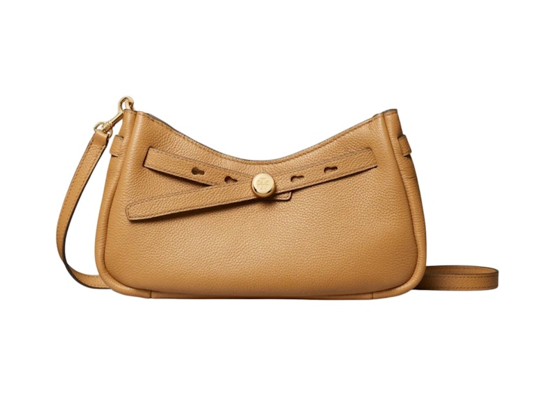 Tory Burch Romy Zip Top Crossbody Tiramisu