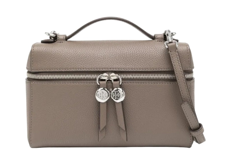 Tory Burch Slim Romy Top Handle Bag Wild Mushroom