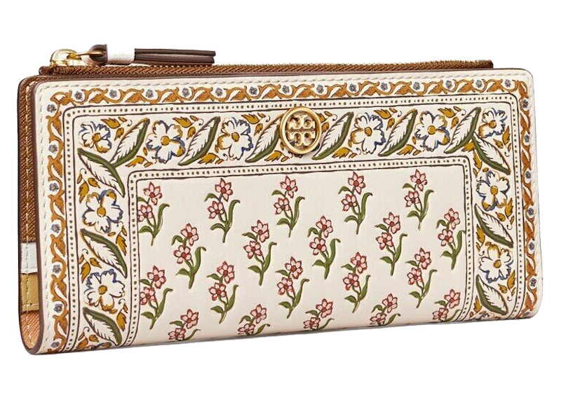 tory burch wallet floral