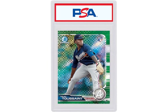 Touki Toussaint 2019 Bowman Chrome X Rookie Green X-Fractor /31 #89 (PSA or BGS Graded)